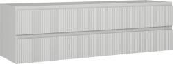 Mexen Rivel dulap baie sub chiuvetă 160 cm, 2 sertare, frontală gofrată, gri mat - 91A20-16047-2-BFF62 (91A20-16047-2-BFF62)