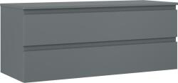 Mexen Orio dulap baie sub chiuvetă 120 cm cu blat, 2 sertare, grafit mat - 91A10-12047-2-BFFC66 (91A10-12047-2-BFFC66)