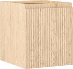 Mexen Rivel dulap baie suspendat 40 cm, 1 ușă, riflat, stejar - 91A21-04047-1-BF81 (91A21-04047-1-BF81)