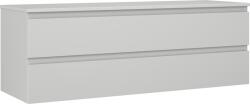 Mexen Orio dulap de baie sub lavoar 140 cm cu blat, 2 sertare, gri mat - 91A10-14047-2-BFFC62 (91A10-14047-2-BFFC62)