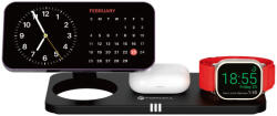 Forcell F-Energy MagNetix 3in1MagSafe kompatibilis vezeték nélküli töltő, fekete