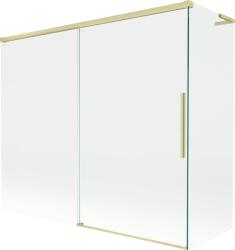 Mexen Rox L paravan de cada cu 2 panouri glisante 180 + 90 x 150 cm, transparent, auriu periat - 8C9L-180-090-55-00 (8C9L-180-090-55-00)