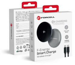 Forcell F-Energy Smart Charge MagSafe kompatibilis vezeték nélküli töltő 1, 5m USB-C kábellel, ezüst