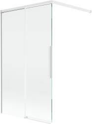 Mexen Rox paravan de cadă cu 2 aripi glisante 100 x 150 cm, transparent, alb - 8C9-100-003-20-00 (8C9-100-003-20-00)