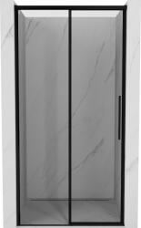 Mexen Rox uși de duș glisante stânga 125 cm, ramă neagră, negru - 8C2-125-000-70-70-L (8C2-125-000-70-70-L)