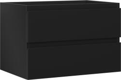 Mexen Orio dulap baie sub chiuvetă 70 cm, 2 sertare, negru mat - 91A10-07047-2-BFF71 (91A10-07047-2-BFF71)