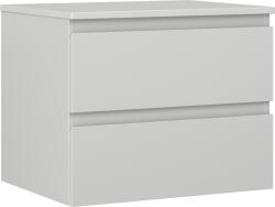 Mexen Orio dulap baie sub chiuvetă 60 cm cu blat, 2 sertare, gri mat - 91A10-06047-2-BFFC62 (91A10-06047-2-BFFC62)