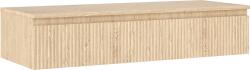Mexen Rivel dulap baie sub lavoar 120 cm cu blat, 1 sertar, canelat, stejar - 91A20-12023-1-BFC81 (91A20-12023-1-BFC81)