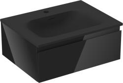 Mexen Orio dulap baie 60 cm cu chiuvetă Vela, 1 sertar, negru lucios/negru mat - 91A10-06023-1-BF70-W23M71 (91A10-06023-1-BF70-W23M71)