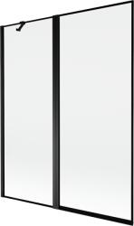 Mexen Mist paravan de duș cu 2 panouri stânga 140 x 150 cm, cadru negru, negru - 8A9-140-011-70-70-L (8A9-140-011-70-70-L)