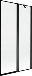 Mexen Mist paravan de duș cu 2 panouri dreapta 100 x 150 cm, ramă neagră, negru - 8A9-100-011-70-70-P (8A9-100-011-70-70-P)