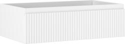 Mexen Rivel dulap baie sub lavoar 80 cm, 1 sertar, canelat, alb mat - 91A20-08023-1-BF01 (91A20-08023-1-BF01)