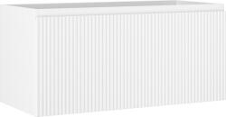 Mexen Rivel dulap de baie sub lavoar 100 cm, 1 sertar, canelat, alb mat - 91A20-10047-1-BF01 (91A20-10047-1-BF01)