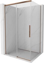 Mexen Rox cabină de duș culisantă 160 x 90 cm, transparentă, aur roz - 8C2-160-090-60-00 (8C2-160-090-60-00)