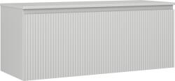 Mexen Rivel dulap baie sub chiuvetă 120 cm cu blat, 1 sertar, canelat, gri mat - 91A20-12047-1-BFC62 (91A20-12047-1-BFC62)