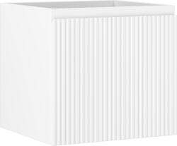 Mexen Rivel dulap baie sub lavoar 50 cm, 1 sertar, canelat, alb mat - 91A20-05047-1-BF01 (91A20-05047-1-BF01)