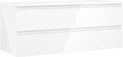 Mexen Orio dulap baie sub chiuvetă 120 cm cu blat, 2 sertare, alb lucios - 91A10-12047-2-BFFC00 (91A10-12047-2-BFFC00)