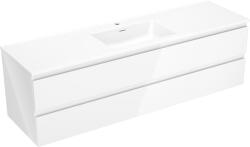 Mexen Orio dulap baie 160 cm cu chiuvetă Otis, 2 sertare, alb lucios - 91A10-16047-2-BFF00-W18M00 (91A10-16047-2-BFF00-W18M00)