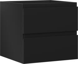 Mexen Orio dulap de baie sub lavoar 50 cm, 2 sertare, negru mat - 91A10-05047-2-BFF71 (91A10-05047-2-BFF71)
