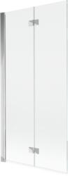 Mexen Mist paravan de cadă 2-pliabil stânga 90 x 150 cm, transparent, crom - 8A9-090-002-01-00-L (8A9-090-002-01-00-L)