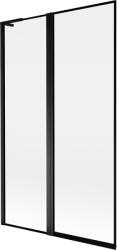 Mexen Mist L paravan de baie cu 2 uși stânga 110 x 150 cm, ramă neagră, negru - 8A9L-110-011-70-70-L (8A9L-110-011-70-70-L)