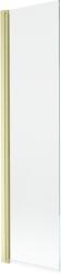 Mexen Mist paravan de baie cu un singur panou 50 x 150 cm, transparent, auriu periat - 8A9-050-001-55-00 (8A9-050-001-55-00)