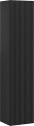 Mexen Rivel dulap de baie 35 cm, 1 ușă, canelat, negru mat - 91A21-03016-1-BF71 (91A21-03016-1-BF71)