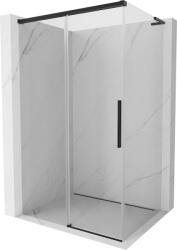 Mexen Rox L cabină de duș cu uși culisante 110 x 120 cm, transparentă, neagră - 8C2L-110-120-70-00 (8C2L-110-120-70-00)