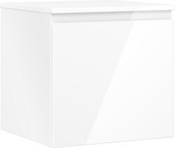 Mexen Orio dulap baie pentru lavoar 50 cm cu blat, 1 sertar, alb lucios - 91A10-05047-1-BFC00 (91A10-05047-1-BFC00)