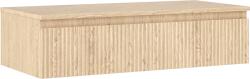 Mexen Rivel dulap baie sub lavoar 100 cm cu blat, 1 sertar, canelat, stejar - 91A20-10023-1-BFC81 (91A20-10023-1-BFC81)