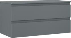 Mexen Orio dulap de baie sub chiuvetă 100 cm cu blat, 2 sertare, grafit mat - 91A10-10047-2-BFFC66 (91A10-10047-2-BFFC66)