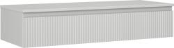 Mexen Rivel dulap de baie sub chiuvetă 120 cm cu blat, 1 sertar, canelat, gri mat - 91A20-12023-1-BFC62 (91A20-12023-1-BFC62)