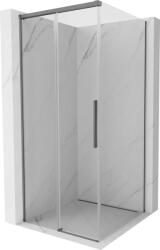 Mexen Rox cabină de duș glisantă 95 x 95 cm, transparentă, metal pistol - 8C2-095-095-95-00 (8C2-095-095-95-00)
