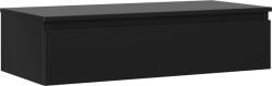 Mexen Orio dulap baie sub chiuvetă 100 cm cu blat, 1 sertar, negru mat - 91A10-10023-1-BFC71 (91A10-10023-1-BFC71)