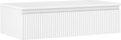 Mexen Rivel dulap baie sub chiuvetă de 90 cm cu blat, 1 sertar, canelat, alb mat - 91A20-09023-1-BFC01 (91A20-09023-1-BFC01)