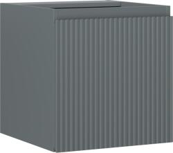 Mexen Rivel dulap baie sub lavoar 45 cm, 1 ușă, canelat, grafit mat - 91A21-04547-1-BF66 (91A21-04547-1-BF66)