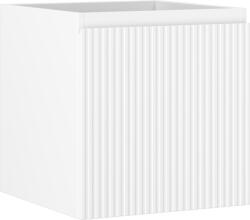 Mexen Rivel dulap baie sub lavoar 45 cm, 1 sertar, cu caneluri, alb mat - 91A20-04547-1-BF01 (91A20-04547-1-BF01)