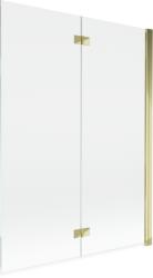 Mexen Mist paravan de duș cu 2 uși, dreapta 130 x 150 cm, transparent, auriu - 8A9-130-002-50-00-P (8A9-130-002-50-00-P)