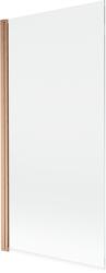 Mexen Mist paravan de cadă cu 1 aripă 90 x 150 cm, transparent, cupru periat - 8A9-090-001-65-00 (8A9-090-001-65-00)