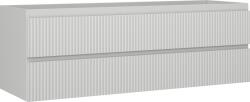 Mexen Rivel dulap de baie sub lavoar 140 cm, 2 sertare, canelat, gri mat - 91A20-14047-2-BFF62 (91A20-14047-2-BFF62)