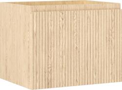 Mexen Rivel dulap baie sub lavoar 60 cm, 1 sertar, cu riflaje, stejar - 91A20-06047-1-BF81 (91A20-06047-1-BF81)