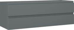 Mexen Orio dulap baie sub lavoar 140 cm, 2 sertare, grafit mat - 91A10-14047-2-BFF66 (91A10-14047-2-BFF66)