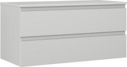Mexen Orio dulap baie sub chiuvetă 100 cm cu blat, 2 sertare, gri mat - 91A10-10047-2-BFFC62 (91A10-10047-2-BFFC62)