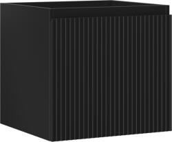 Mexen Rivel dulap baie sub lavoar 50 cm, 1 sertar, sită tubulară, negru mat - 91A20-05047-1-BF71 (91A20-05047-1-BF71)