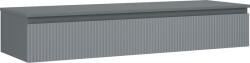 Mexen Rivel dulap de baie sub chiuvetă 140 cm cu blat, 1 sertar, canelat, grafit mat - 91A20-14023-1-BFC66 (91A20-14023-1-BFC66)
