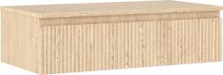 Mexen Rivel dulap de baie sub chiuvetă 90 cm cu blat, 1 sertar, riflat, stejar - 91A20-09023-1-BFC81 (91A20-09023-1-BFC81)