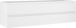 Mexen Rivel dulap baie sub lavoar 160 cm, 2 sertare, canelat, alb mat - 91A20-16047-2-BFF01 (91A20-16047-2-BFF01)