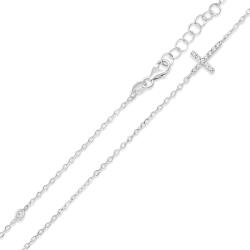 ÉkszerM Fehérarany Lánc (méret: 36) AU 93703