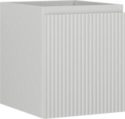 Mexen Rivel dulap baie sub lavoar 40 cm, 1 sertar, canelat, gri mat - 91A20-04047-1-BF62 (91A20-04047-1-BF62)