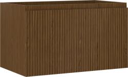 Mexen Rivel dulap de baie sub chiuvetă 80 cm, 1 sertar, riflat, nuc - 91A20-08047-1-BF86 (91A20-08047-1-BF86)